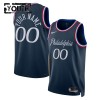 Dres Philadelphia 76ers Prilagođeni Nike 2025-26 City Edition Navy Swingman - Dječji